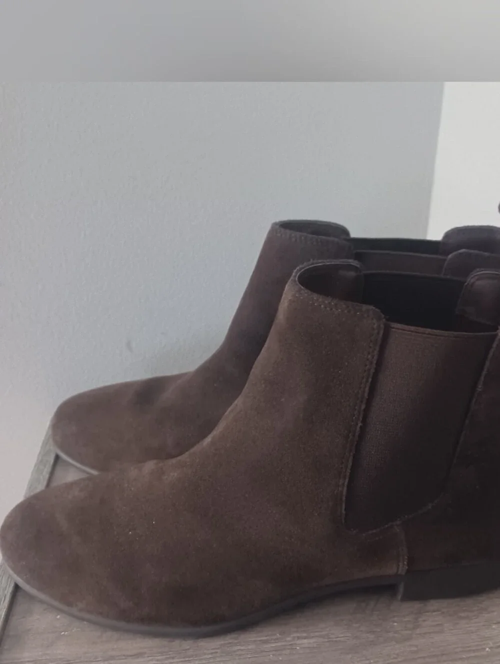 Aerosoles Brown Chelsea Boots Sz 10.5 Suede